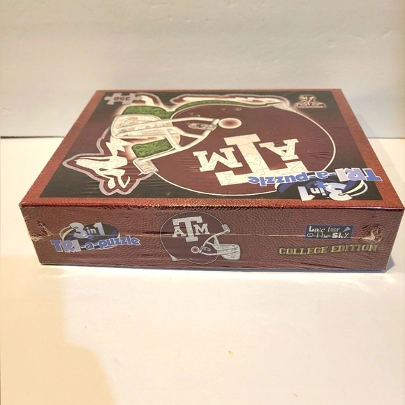 Texas A&M Puzzle Tri-a-Puzzle 3 in 1 puzzle Football - Picture 6 of 6